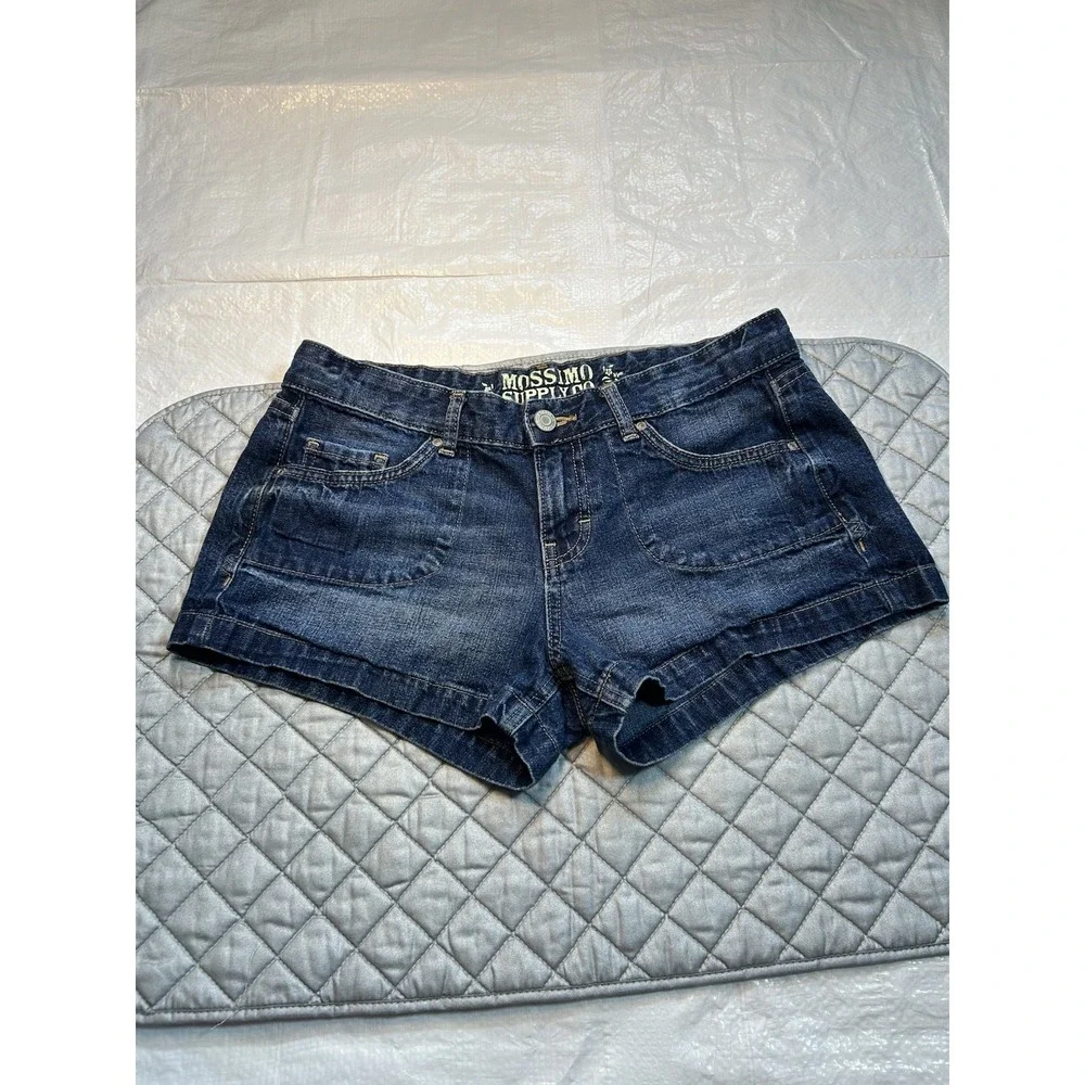 Mossimo Supply Co. Vintage Y2K Low Rise Denim Shorts (Size 11 / Fit 6)